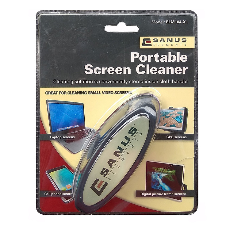 Bộ vệ sinh màn hình laptop, tivi, điện thoại SANUS 2 món nhỏ gọn
