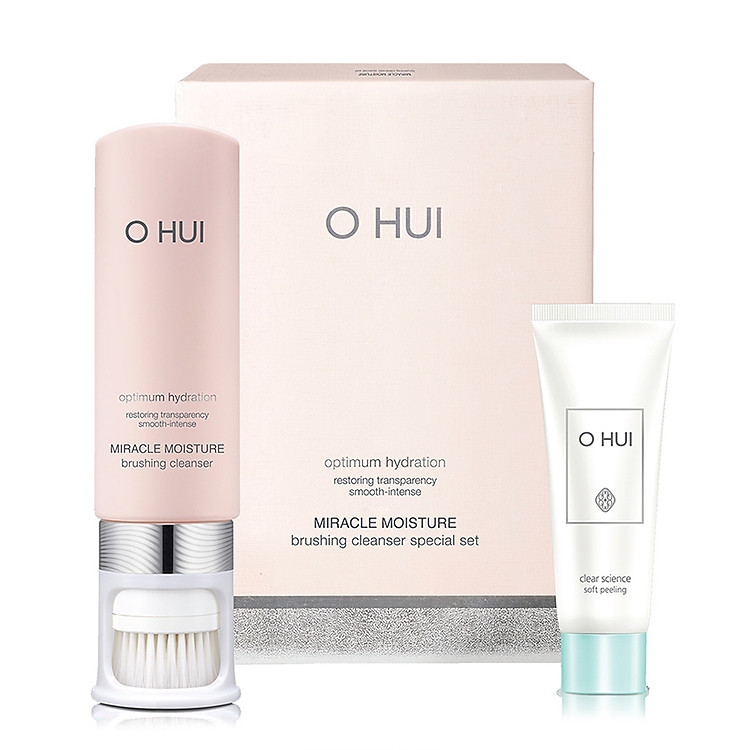 Bộ mỹ phẩm làm sạch OHUI Miracle Moisture Brush Cleanser Special Set 160ml_FI50241173