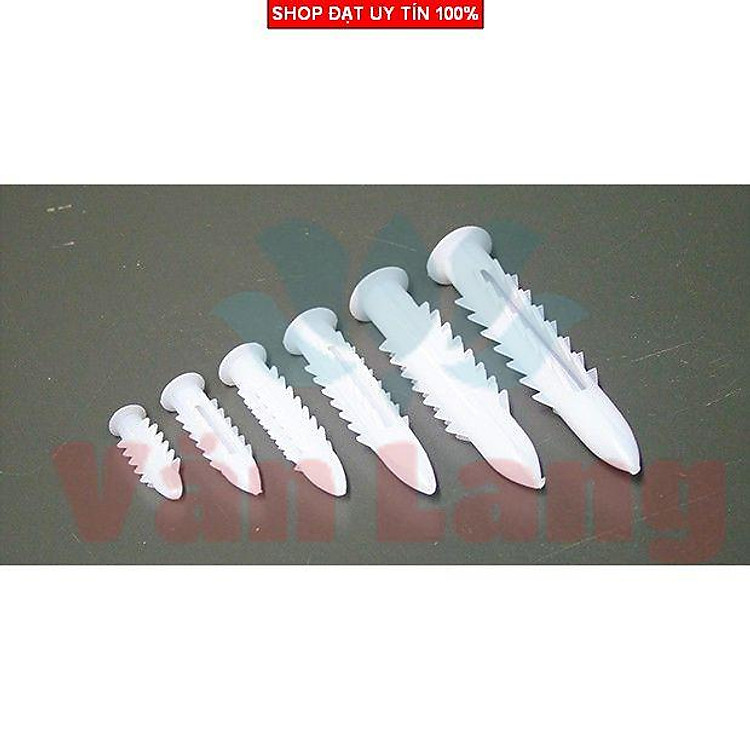 30 Tắc kê nhựa - Vít nở nhựa đủ size 3 ,4 ,5 ,6 ,7 Hàng VN chất lượng cao