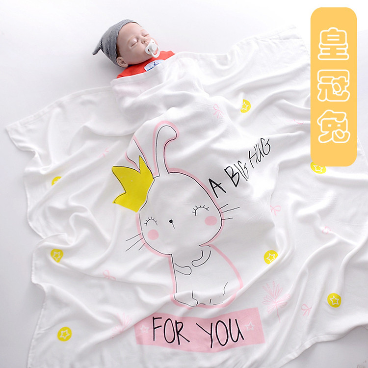 Chăn đũi cho bé Bamboo Home 110x110cm Chính hãng Giá tốt - Hình ảnh 5