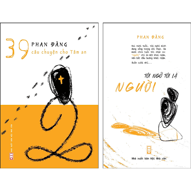 Combo 2 Cuốn Sách 39 Câu Chuyện Cho Tâm An & Sách Tôi Ngỡ Tôi Là Người (bản thường) - Nhà xuất bản Hội Nhà văn