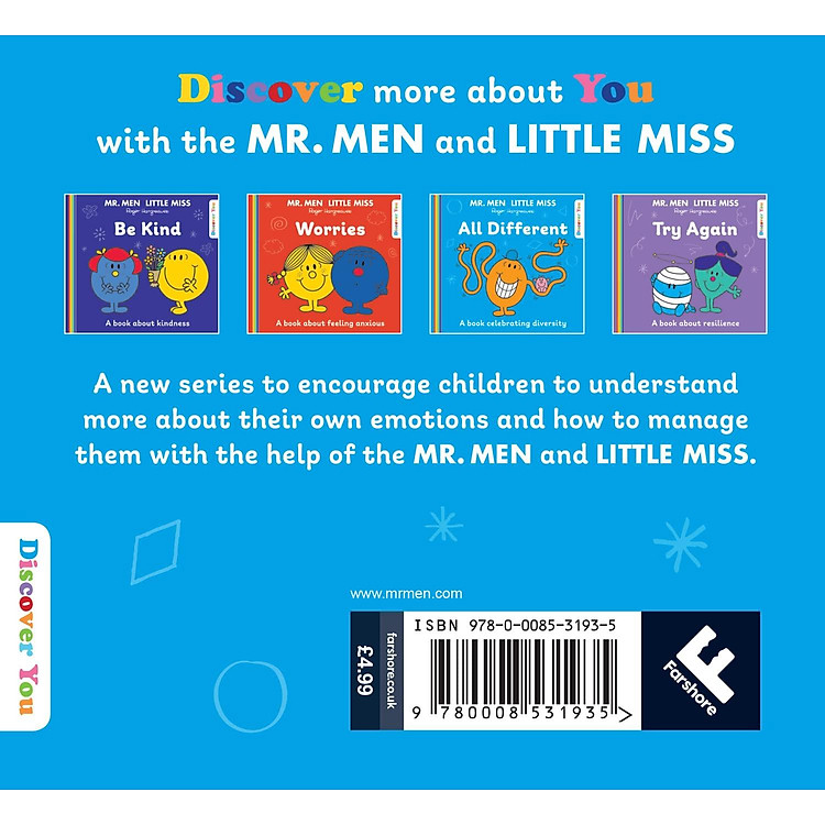 Truyện đọc thiếu nhi tiếng Anh: Mr. Men and Little Miss Discover You — MR. MEN LITTLE MISS: ALL DIFFERENT - Ảnh 2