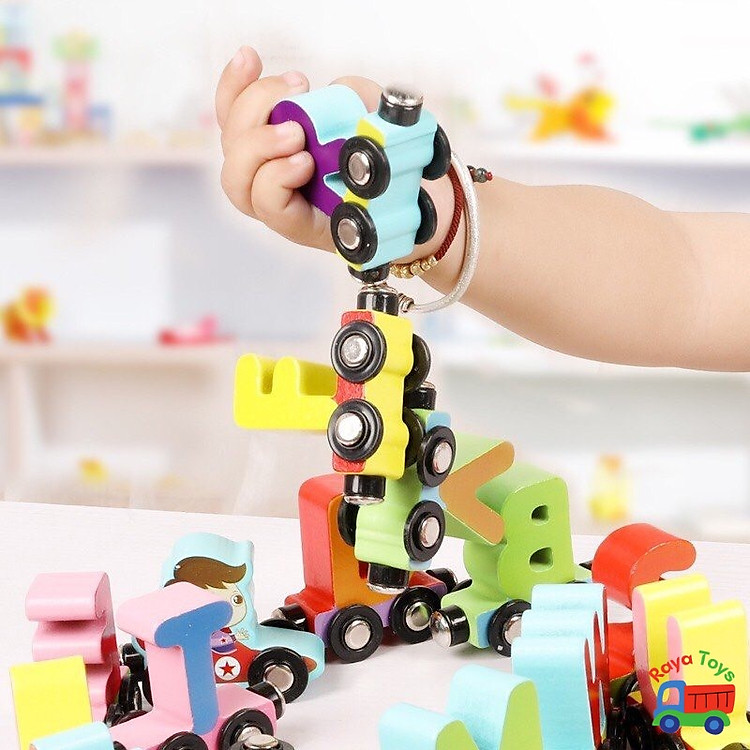 Mua Đồ chơi tàu chở chữ cái gỗ Chính hãng Tiết kiệm - Hình ảnh 4