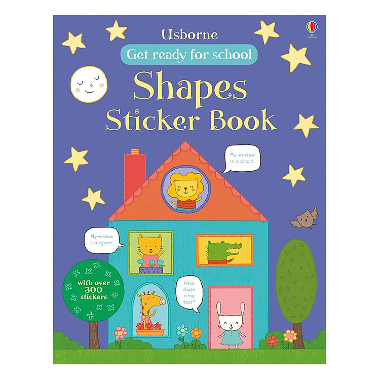Sách tiếng Anh - Usborne Shapes Sticker Book