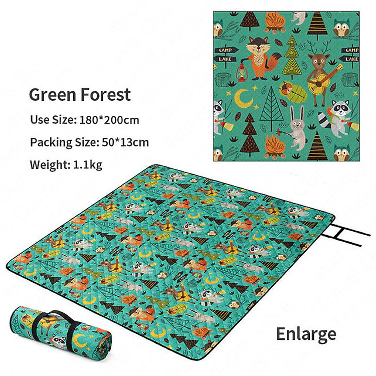 Thảm trải picnic NH19D024-Z 180*200cm phù hợp dã ngoại, ngủ trưa văn phòng, thảm gia đình