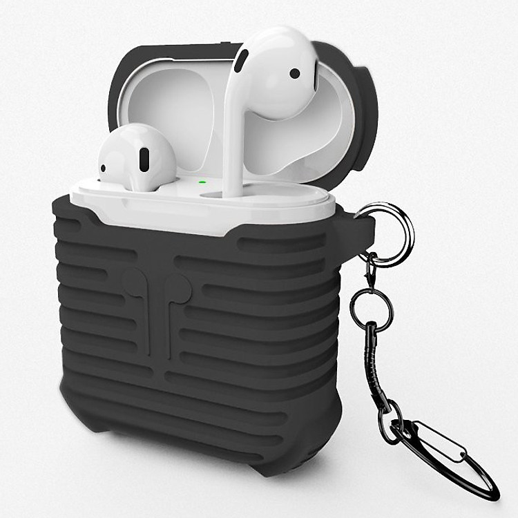 Bao case silicon chống sốc cho tai nghe Apple Airpods 2 wireless hộp sạc không dây hiệu Coteetci (bảo vệ toàn diện, chất liệu cao cấp) - Hàng nhập khẩu