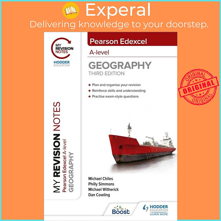 Sách - My Revision Notes: Pearson Edexcel A level Geography: Third Edition by Michael Chiles (UK edition, paperback)