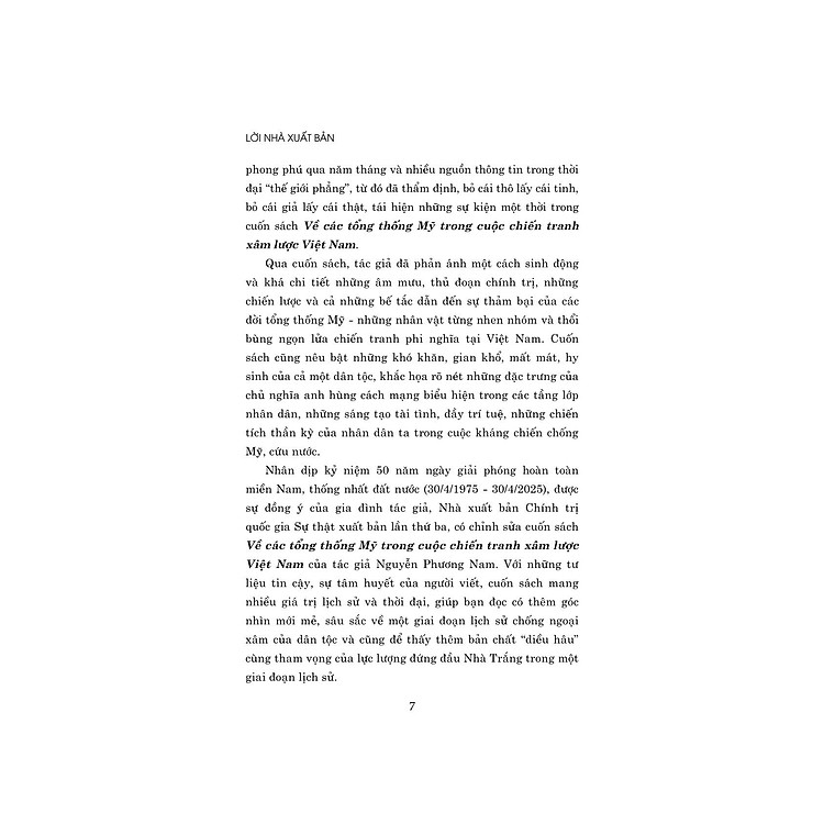 Về các Tổng thống Mỹ trong cuộc chiến tranh xâm lược Việt Nam (Xuất bản lần thứ ba, có sửa chữa) - Ảnh 6