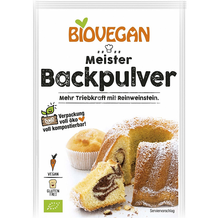 Bột nở hữu cơ Biovegan 17g