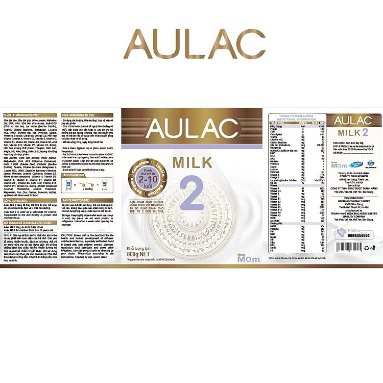 Mua Sữa Aulac Milk 2 800g cho trẻ Tiết kiệm - Hình ảnh 3
