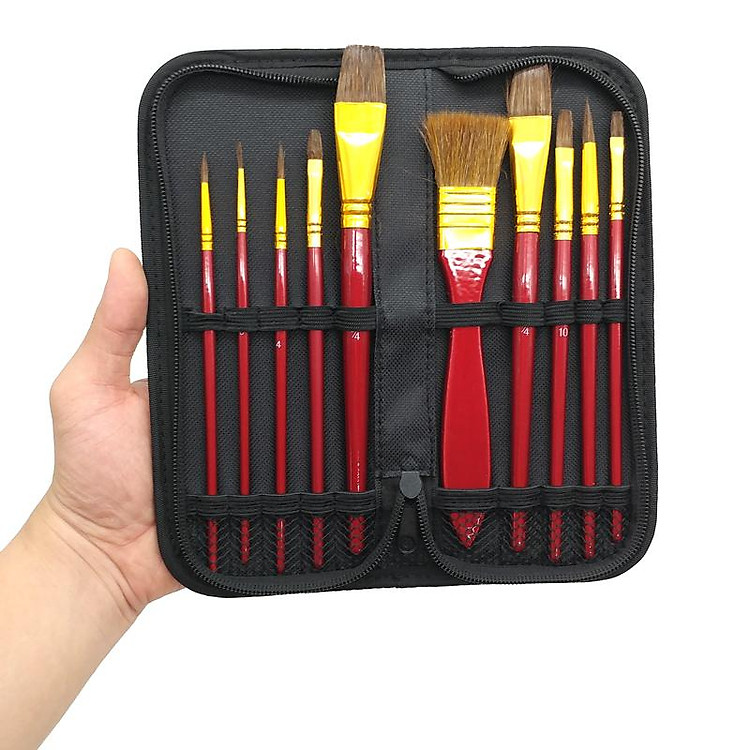 Bộ Cọ Vẽ Màu Nước Colormate (10 cây) - Ảnh 7