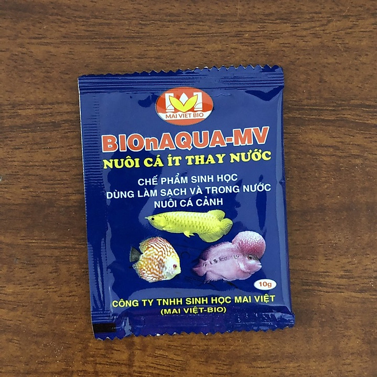 Chế phẩm vi sinh, men pha lê làm trong nước Mai Việt (10g/gói)