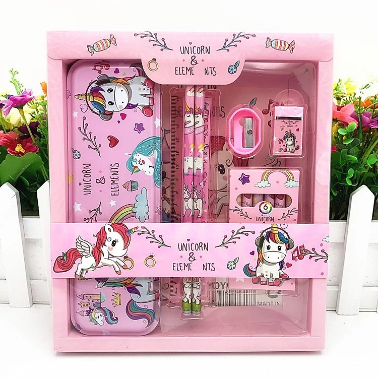 Hộp Bút 7 Món Hình Nhân Vật Hoạt Hình - Ảnh 5