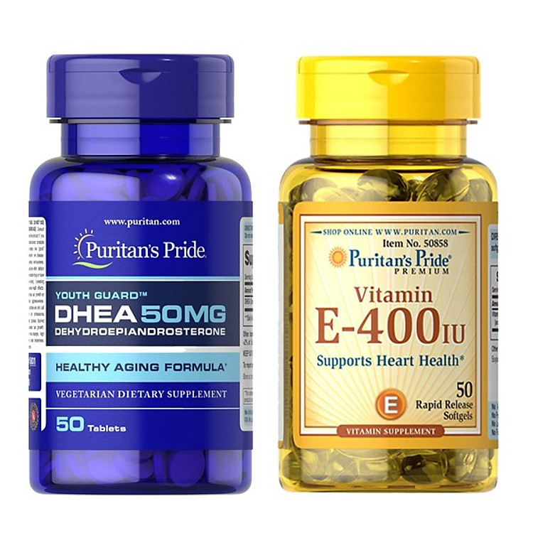 Combo thực phẩm chức năng vitamin E và DHEA tăng nội tiết tố