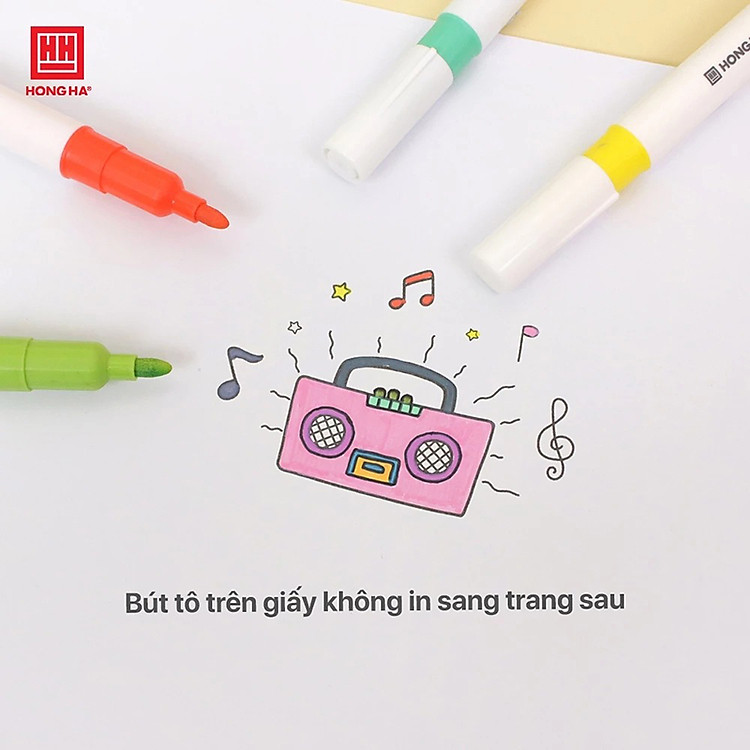 Bút lông màu Acrylic Hồng Hà (12 màu) - Ảnh 6