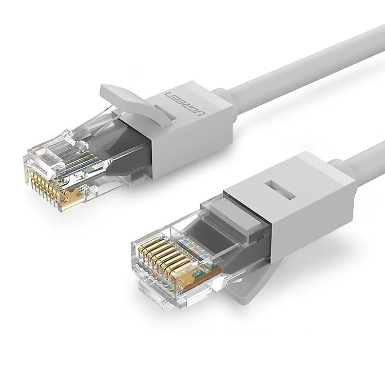 Cáp mạng LAN CAT6 UTP 2M màu Trắng Ugreen LAN20175NW102 Hàng chính hãng