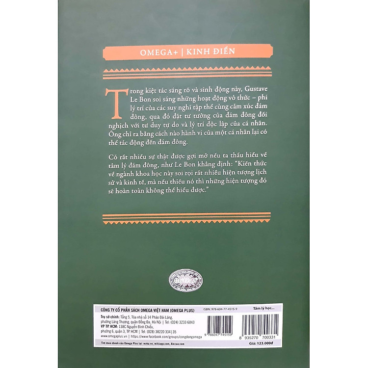 Tâm Lý Học Đám Đông (Tái Bản) - Ảnh 2