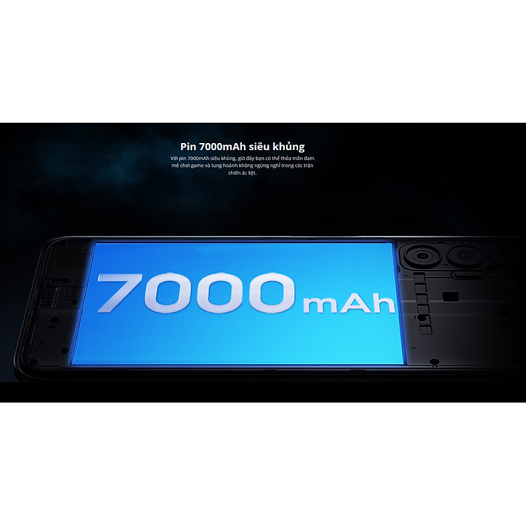 Điện thoại Gaming Tecno POVA 3 (6+5GB)/128GB-Helio G88|7000 mAh|Sạc nhanh 33W-Hàng Chính hãng