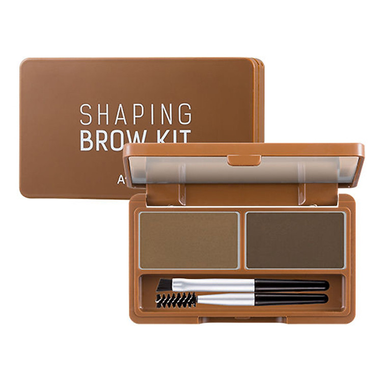 Chì Kẻ Mày A'Pieu Shaping Brow Kit (Dark Brown) (2.5g)