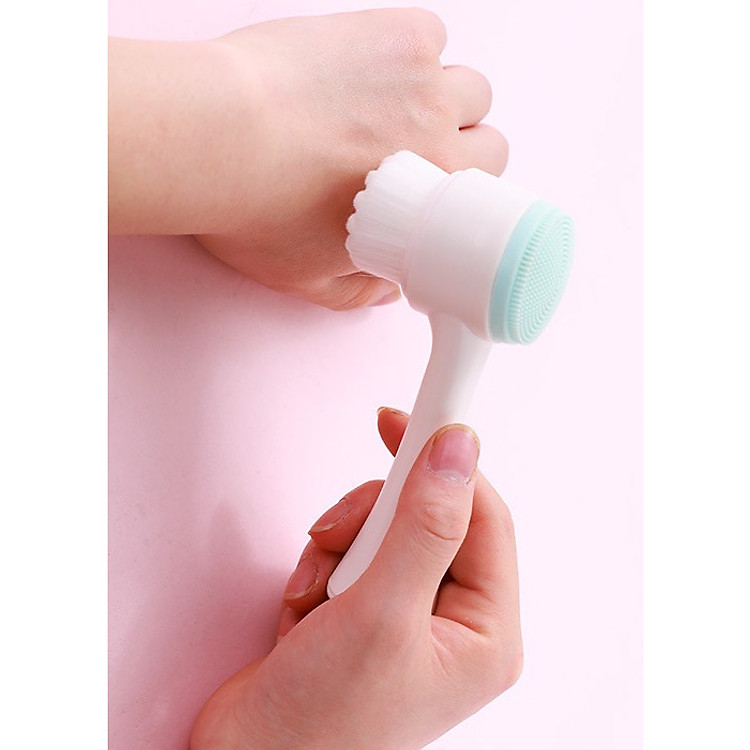 Dụng Cụ Rửa Mặt Và Massage 2 Đầu Đa Năng