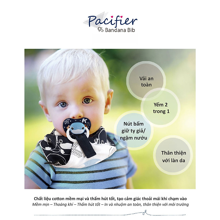 Mua Yếm Vải Tam Giác Cho Bé - Set 2 Chính hãng Giá tốt - Hình ảnh 2