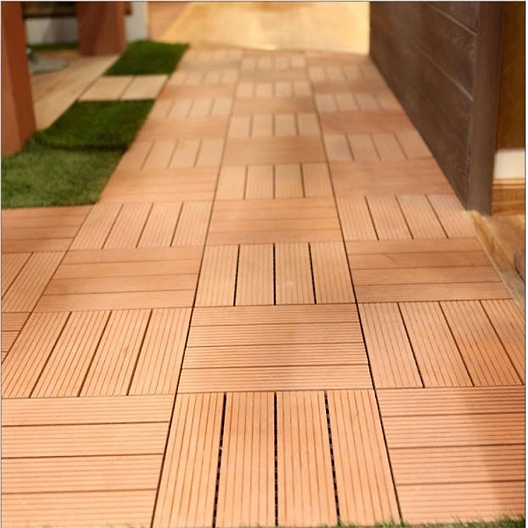 Vỉ gỗ nhựa lót sàn ngoài trời