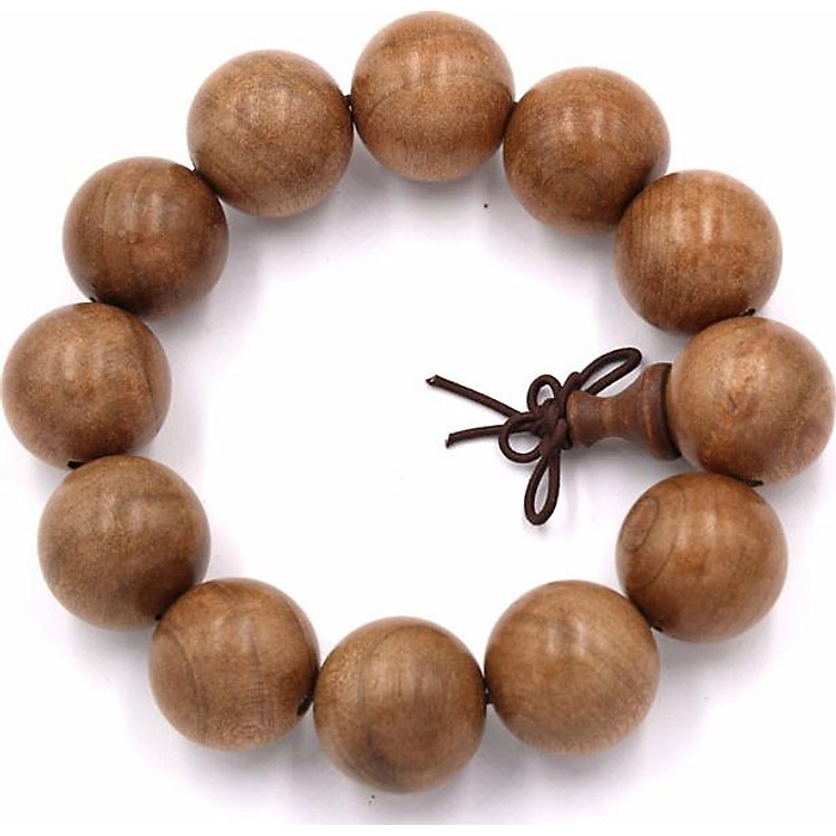 Hạt chuỗi đeo tay gỗ Thủy tùng vàng 20 ly