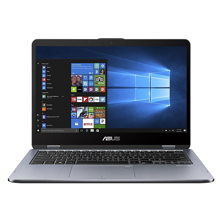 Laptop Asus VivoBook Flip TP410UA-EC427T Core i5-8250U/Win10 (14 inch) - Grey Metal - Hàng Chính Hãng