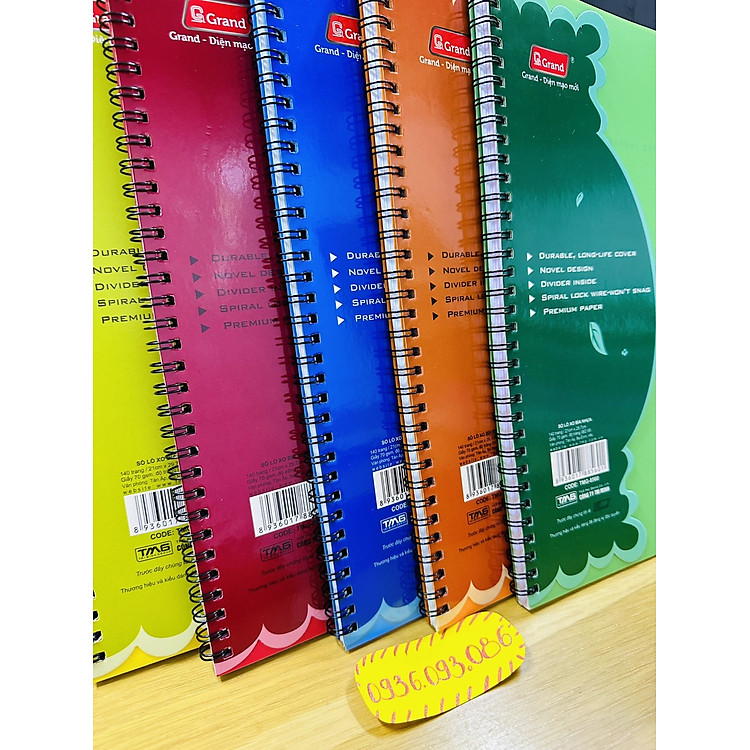 Sổ Lò Xo Bìa Nhựa A6 (140 trang) - Ảnh 5