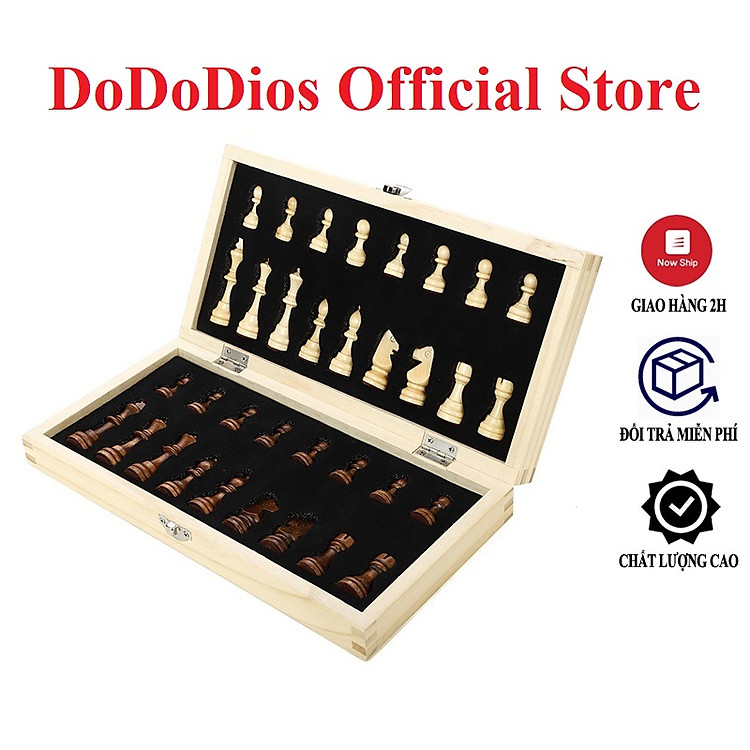 Bộ cờ vua gỗ nam châm cao cấp DoDoDios Chính hãng Ưu đãi - Hình ảnh 3