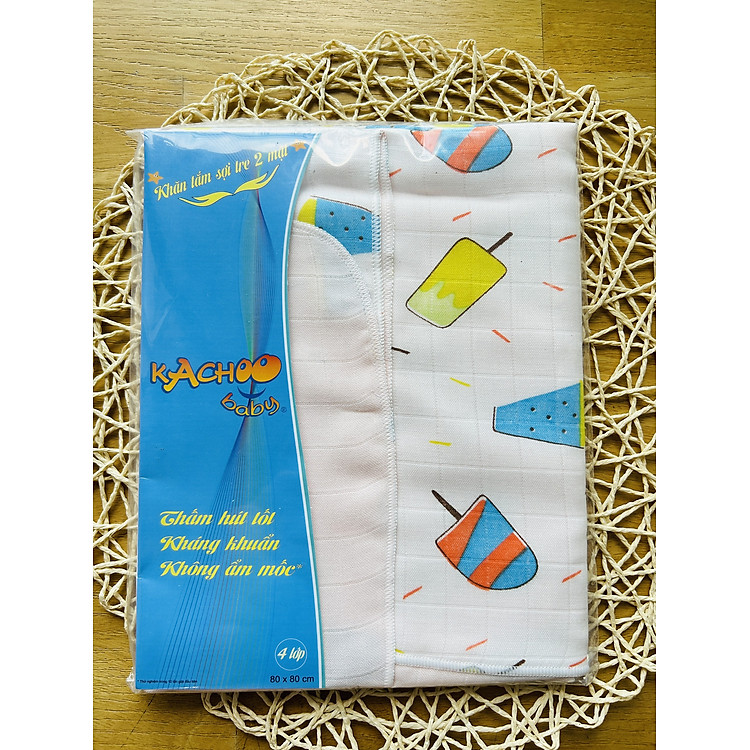 Mua Túi Khăn Tắm Sợi Tre Kachoo Baby Chính hãng Ưu đãi - Hình ảnh 2