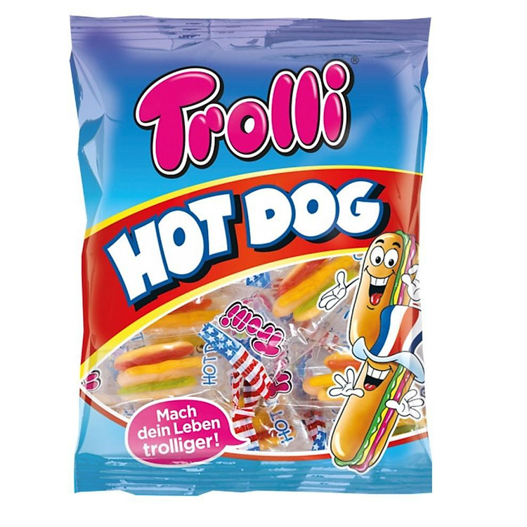 Kẹo dẻo Trolli Hot Dog 150gr