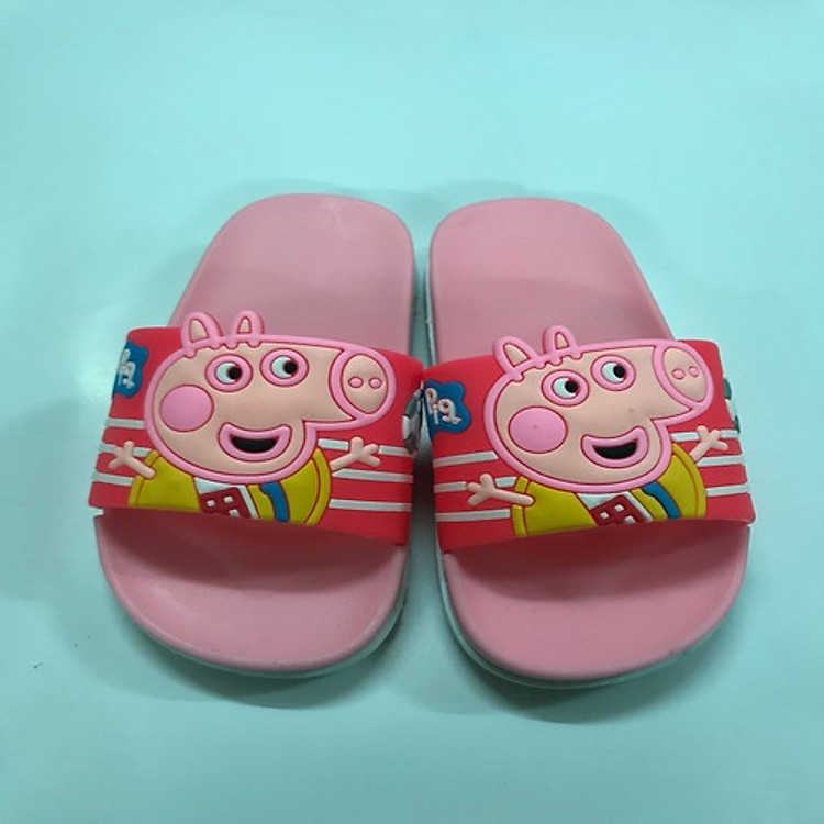 Dép Quai Ngang Hình Heo Peppa - mã 1826 Hồng