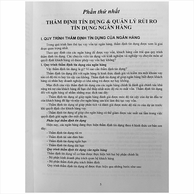 Thẩm Định Tín Dụng – Quy Định Về Quản Lý Rủi Ro và Luật Các Tổ Chức Tín Dụng (V2418D) - Ảnh 3