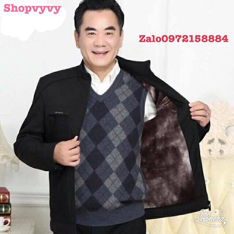 áo khoác mùa đông cho người trung tuổi tặng bố và các ông
