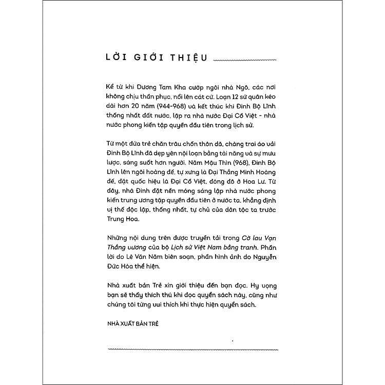 Lịch Sử Việt Nam Bằng Tranh: Cờ Lau Vạn Thắng Vương (Bản Màu) - Ảnh 4