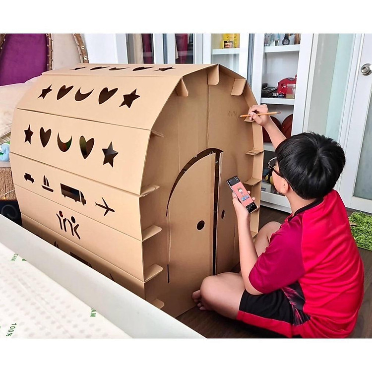 Mua Nhà giấy đồ chơi cho bé Mai Mai Chính hãng Ưu đãi - Hình ảnh 2