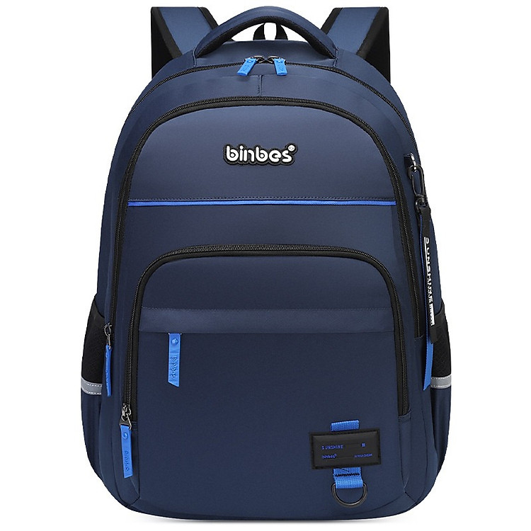 Balo Học Sinh BINBES B-3661 Chống Thấm Nước – Màu Xanh Đậm