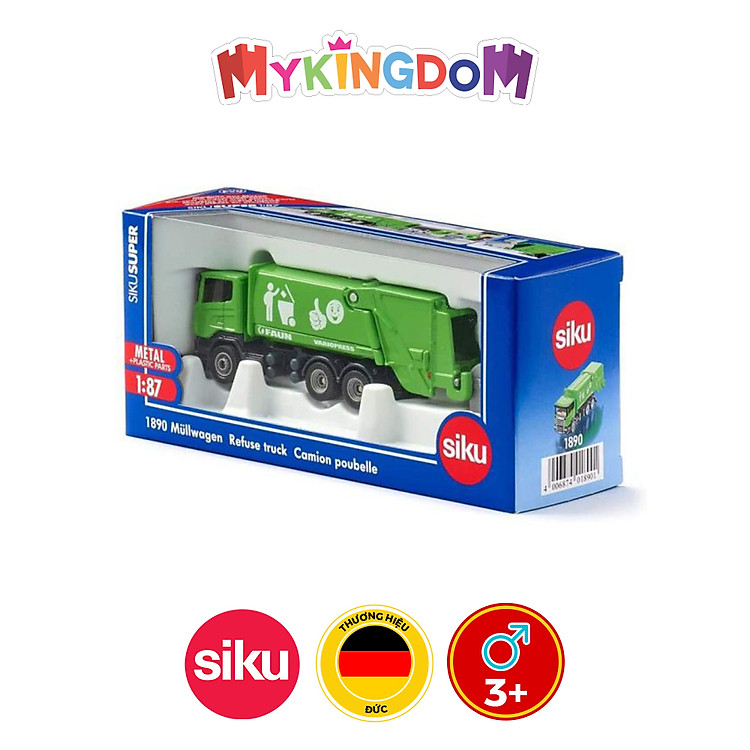 Mua tại MyKingdom: Xe Chở Rác Siku - 1890 tại Mykingdom - Ngập tràn khuyến mãi