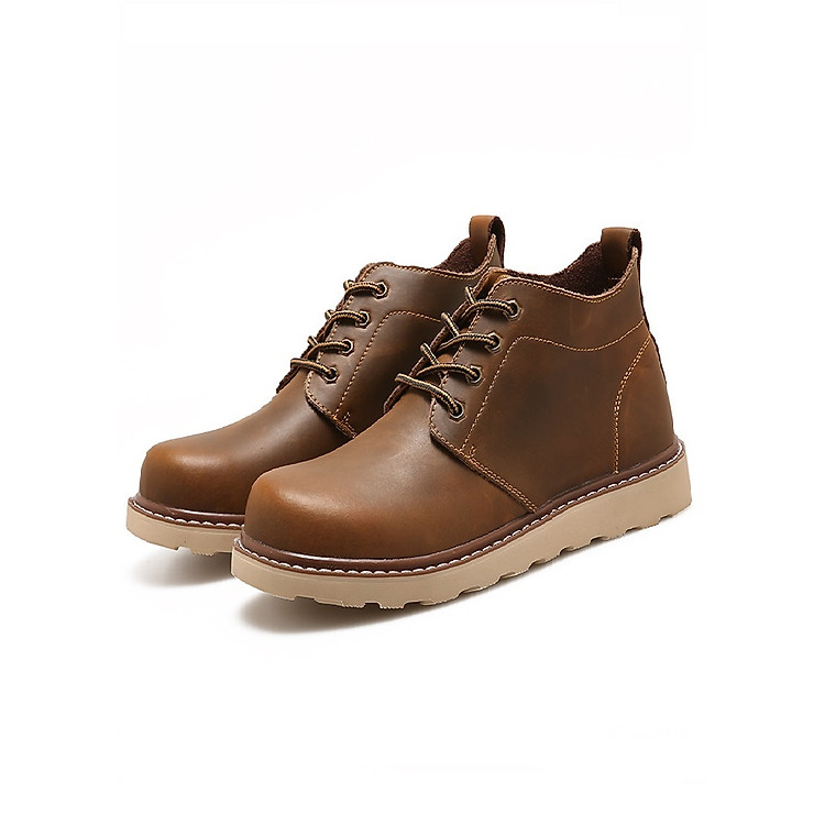Giày Boot Da Nam Hàn Quốc PASSO G123