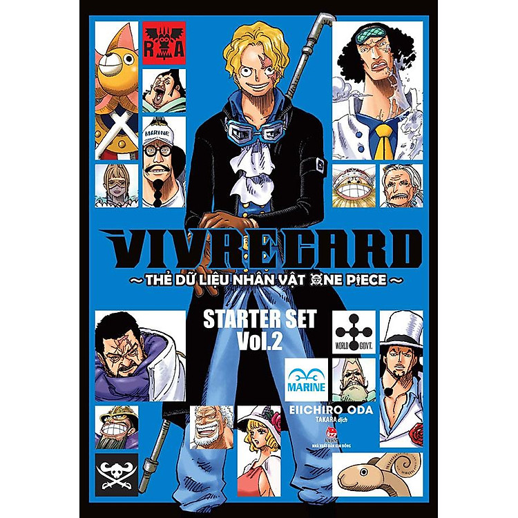 Vivre Card - Thẻ Dữ Liệu Nhân Vật One Piece - Starter Set Vol. 2