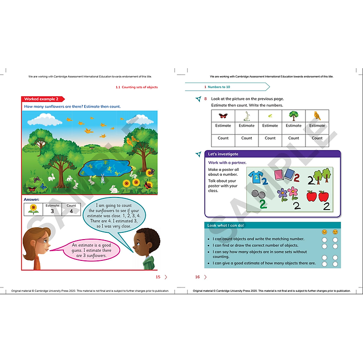Cambridge Primary Mathematics Learner's Book 1 With Digital Access (2nd Edition) - Ảnh 2