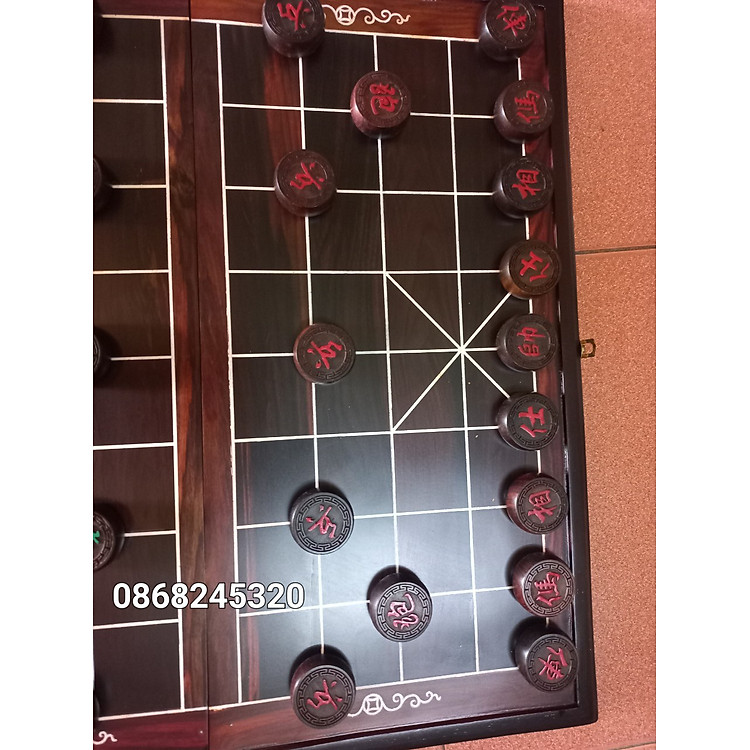 Mua Bộ bàn cờ tướng gỗ trắc 60x60cm Chính hãng Tiết kiệm - Hình ảnh 5