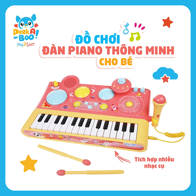 Đồ Chơi Đàn Piano Thông Minh PAB046 Chính hãng Giá rẻ - Hình ảnh 2