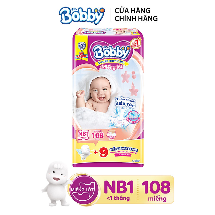 Tham Khảo tại ConCung: Miếng lót siêu thấm Bobby Newborn 1 , nhận ngay nhiều Ưu đãi