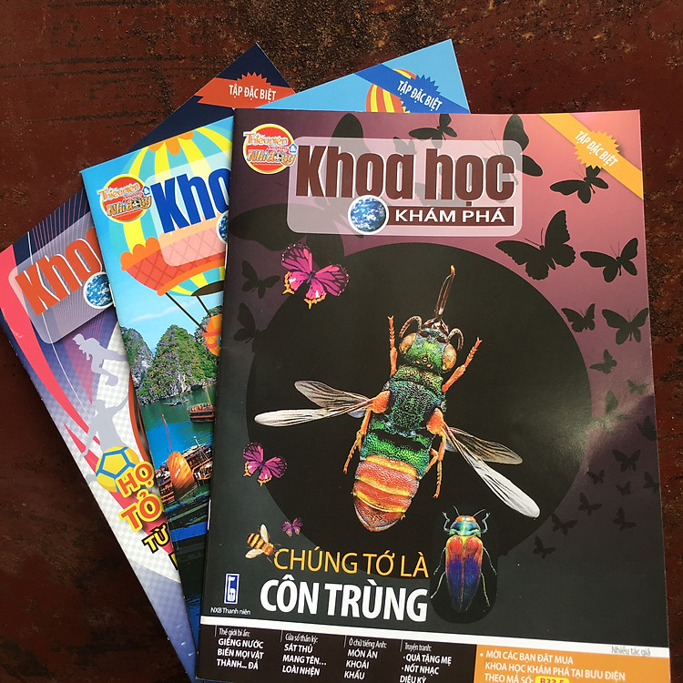 Combo 03 ấn phẩm Khoa Học Khám Phá - Báo Nhi Đồng
