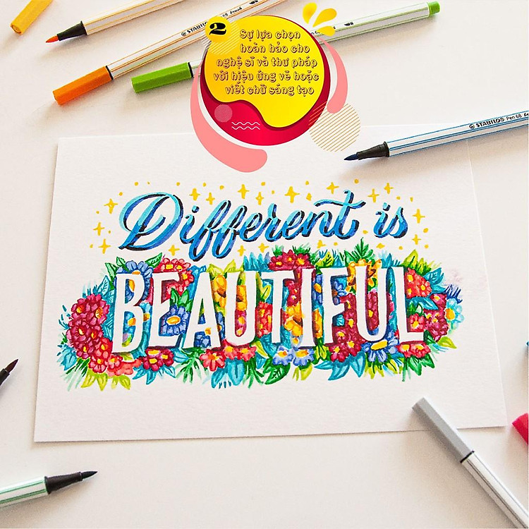 Hộp Bút Lông Màu STABILO Pen 68 Brush (10 cây) - Ảnh 6