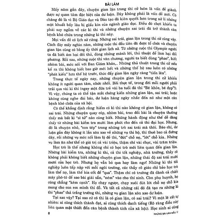 Những Bài Văn Mẫu 12 - Ảnh 7