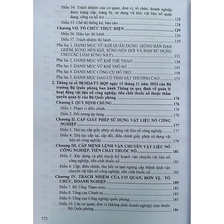 Luật Quản Lý, Sử Dụng Vũ Khí, Vật Liệu Nổ Và Công Cụ Hỗ Trợ - Ảnh 7