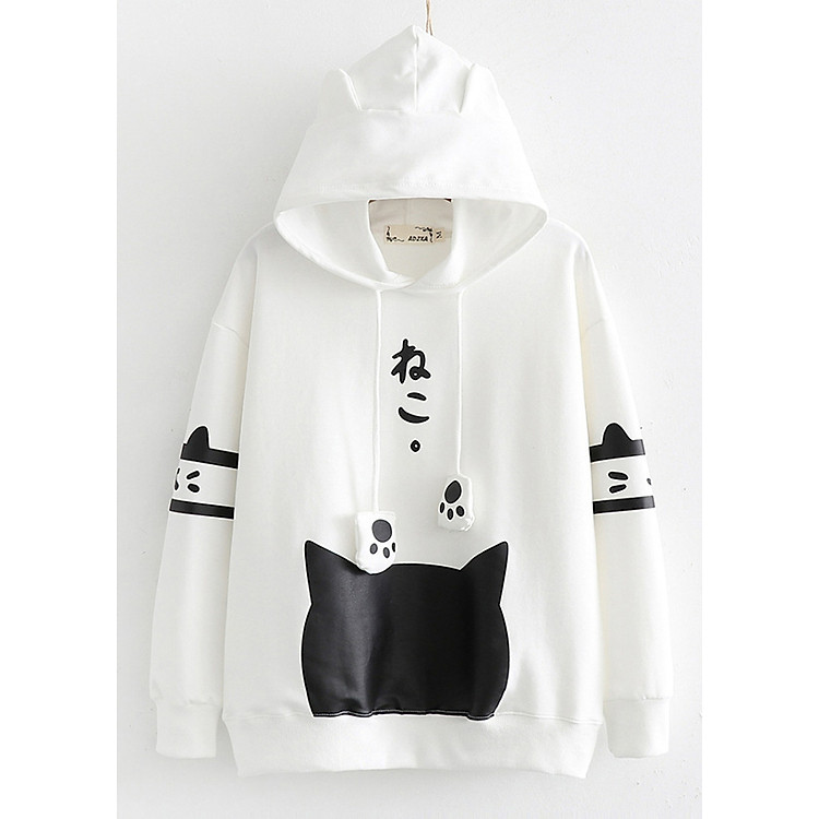 Áo Hoodie Nữ Tai Mèo Xinh 623